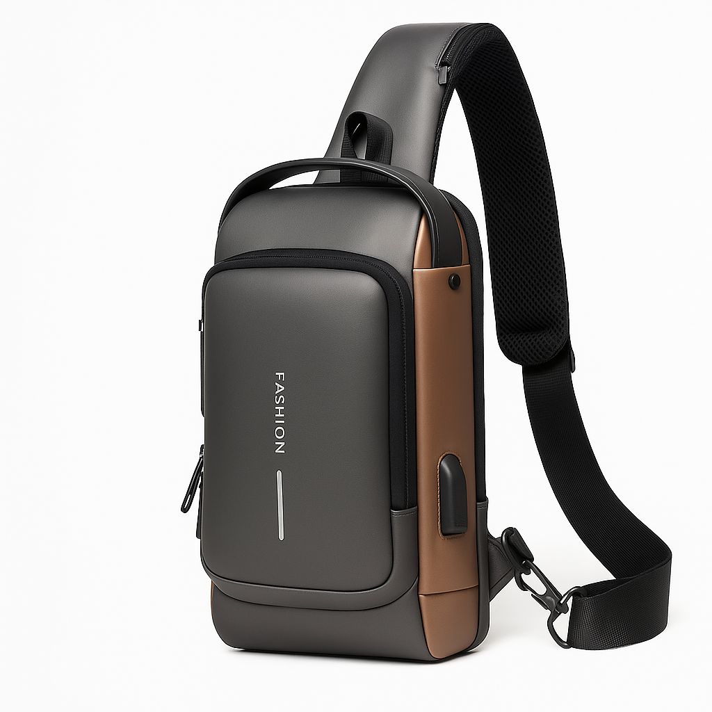 BagShoulder™ – Sac à Bandoulière Antivol avec Code et Port USB [ACHETEZ-EN 1, OBTENEZ-EN 2]