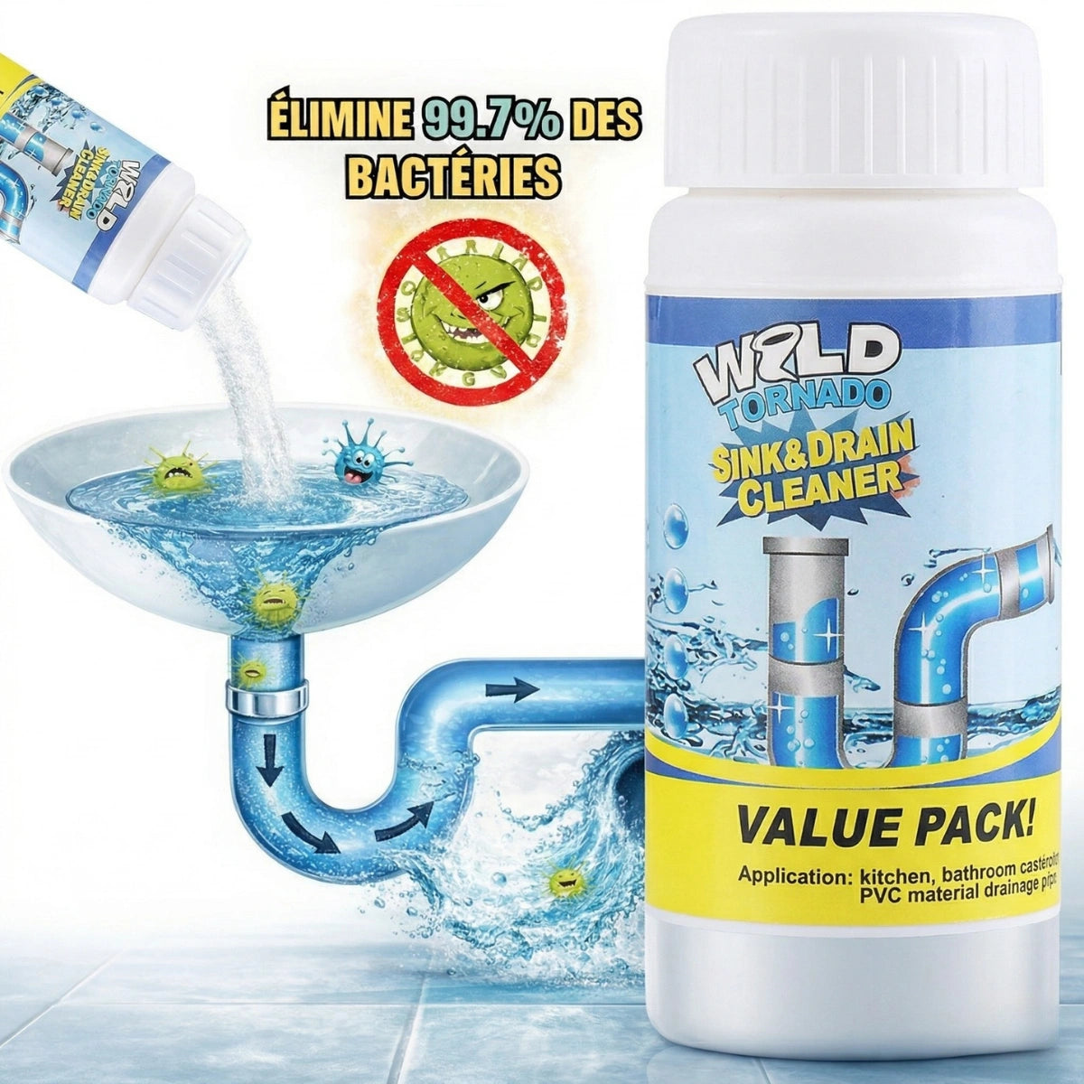 Jetta | Déboucheur Mousse Active – WildTornado™ Pro [DERNIÈRES UNITÉS]