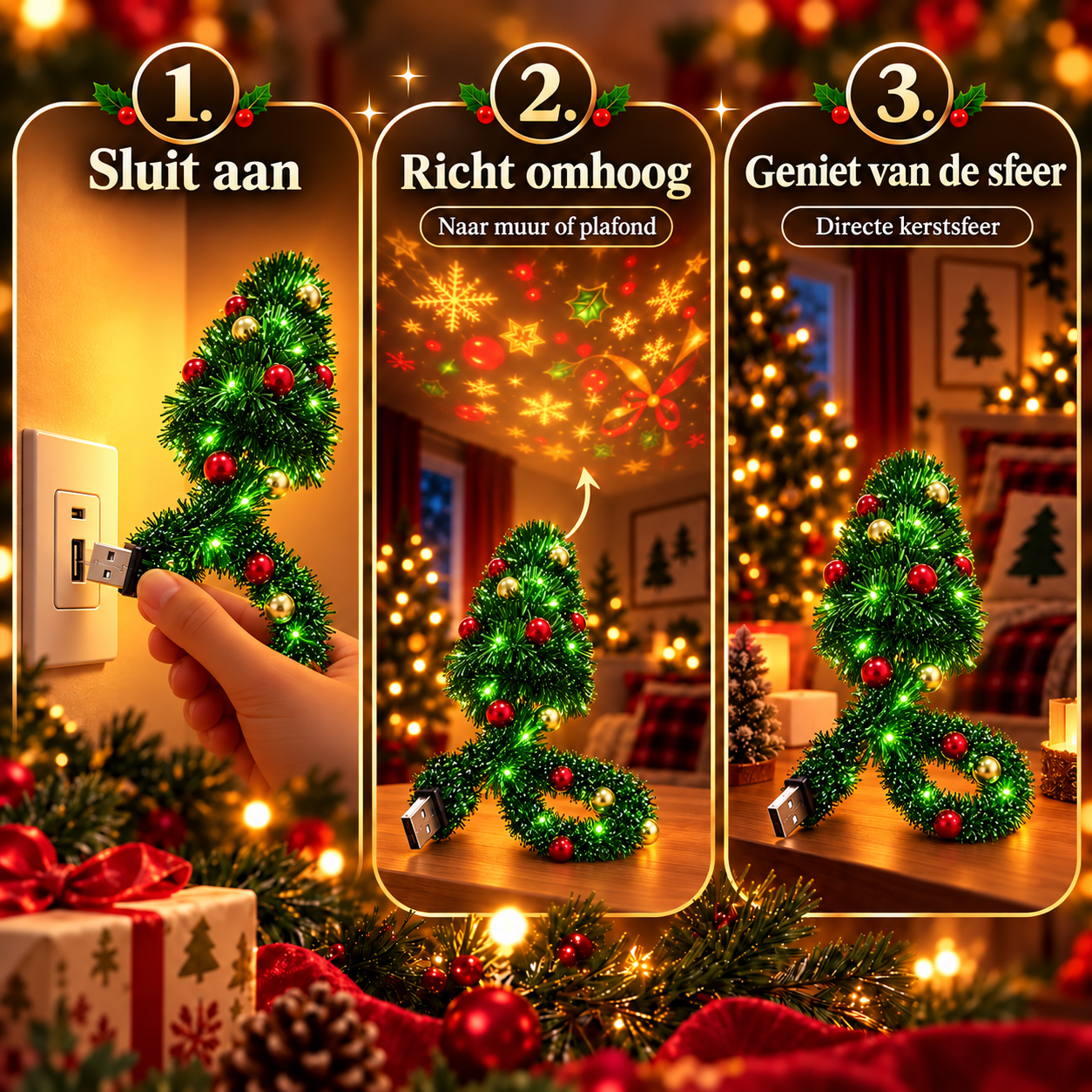 Lumfy ChristmasGlow™ | Kerstboom Projectielamp ✨