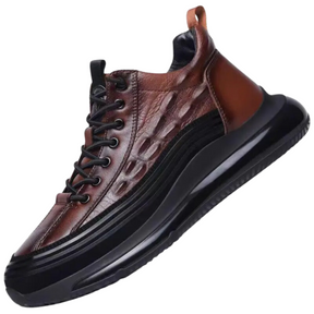 Chaussures de loisirs italiennes en crocodile imprimé avec coussin d'air pour hommes - JettaCroc™ - [BLACK FRIDAY] - [ACHETEZ 1, RECEVEZ 2]
