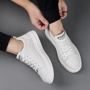 Baskets décontractées en cuir véritable - Sport plat - [BLACK FRIDAY] - [ACHETEZ 1, RECEVEZ 2]