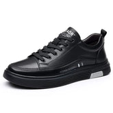 Baskets décontractées en cuir véritable - Sport plat - [BLACK FRIDAY] - [ACHETEZ 1, RECEVEZ 2]