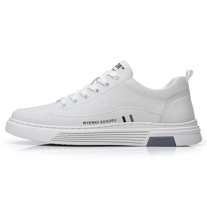 Baskets décontractées en cuir véritable - Sport plat - [BLACK FRIDAY] - [ACHETEZ 1, RECEVEZ 2]