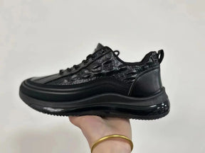 Chaussures de loisirs italiennes en crocodile imprimé avec coussin d'air pour hommes - JettaCroc™ - [BLACK FRIDAY] - [ACHETEZ 1, RECEVEZ 2]