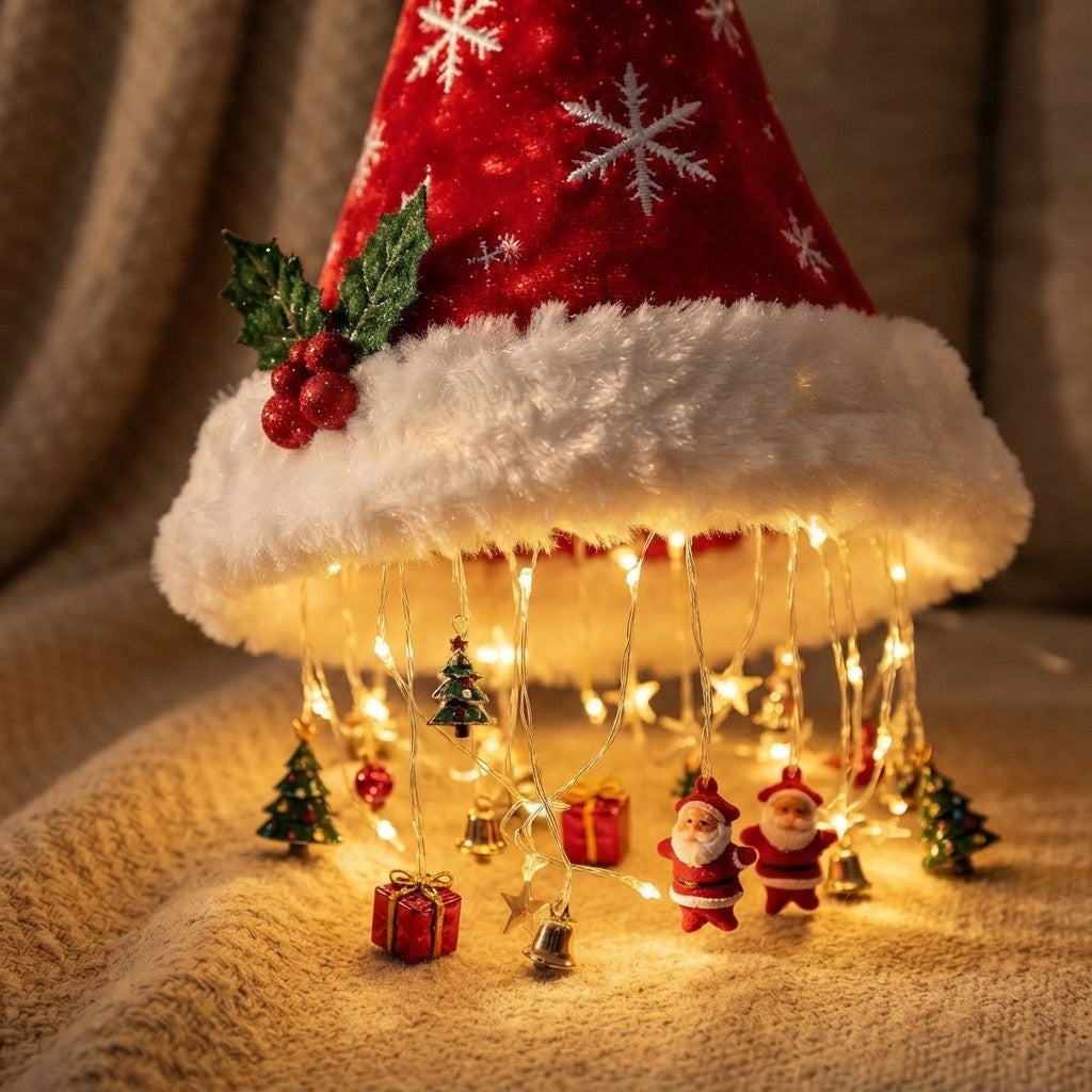 Verlichte Kerstmuts Hanglamp – Geef Elke Kamer Direct Een Warme Kerstgloed