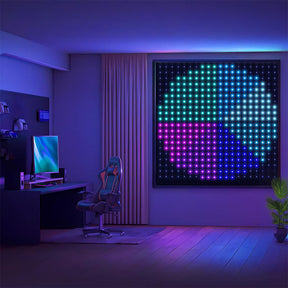 💥🌈 50% KORTING! Van gewone lichtjes naar een spectaculaire lichtshow! Teken patronen, voeg tekst of foto's toe en laat de kleuren dansen op de muziek – waterdicht & USB-gevoed!